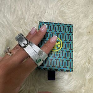 Tory Burch Silver Wrap Bracelet